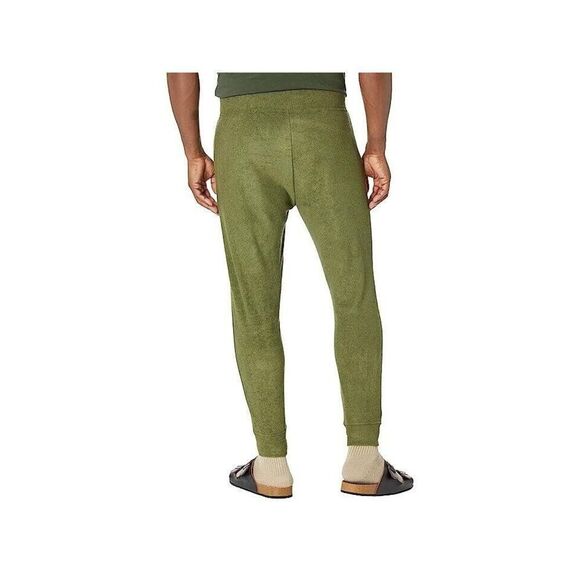 UGG 1136922 Men's Sz S Burnt Olive Green Brantley Brushed Terry Jogger Pants $98 - Picture 2 of 13